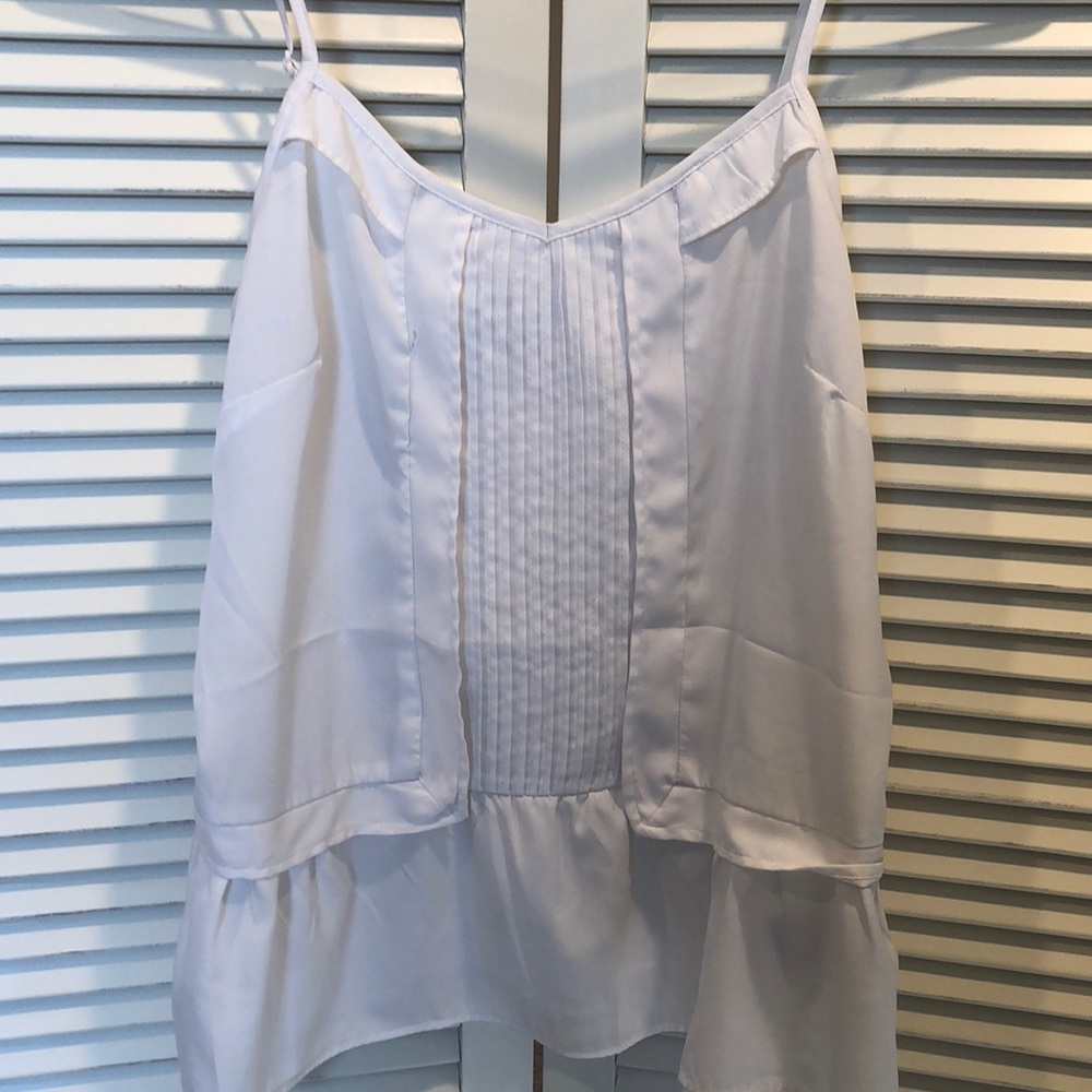 Cute White Dressy Tank